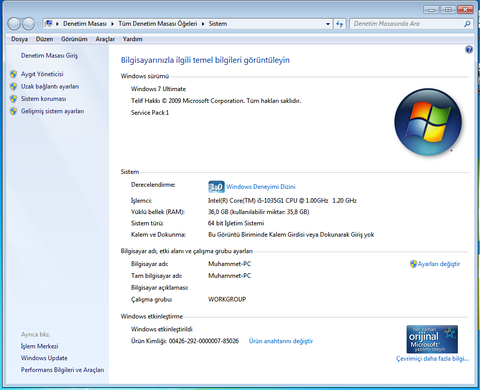 (İstek) Lenovo V14-IIL (Windows 7) UHD Sürücüsü
