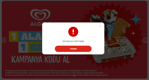 Migros 1 Alana 1 Bedava Dondurma | Algida ile Kazan Uygulaması