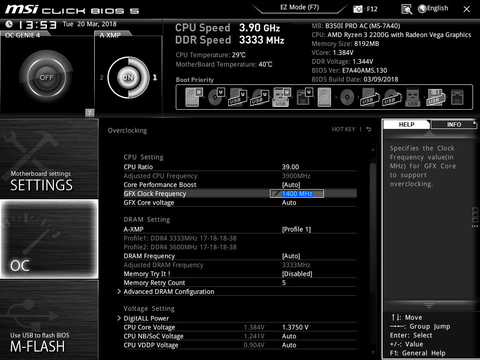 RYZEN 7000 iGPU Overclock 3000 MHz