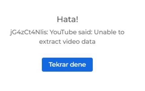 Videoder Video İndirme Sorunu