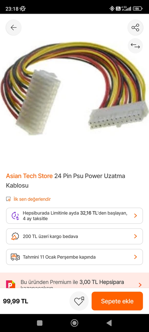 24 pin atx uzatma kablosu için yardım