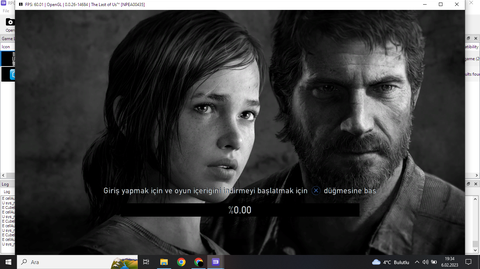 Rpcs3 The Last Of Us açılmıyor.