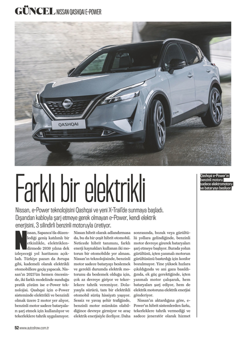 Yeni Nissan QASHQAI e-POWER - Ana Konu