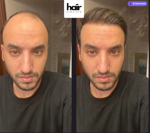 "Hair Simulate" 3D hair transplant simulator deneyimi