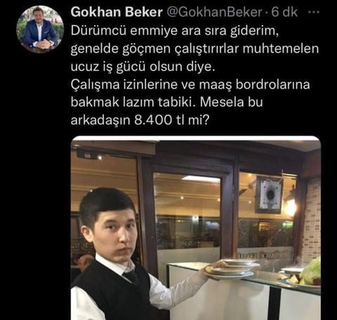 8 bin 400 lira maaşla garson bulamayan Dürümcü Emmi’nin sahibi: Hani Türkiye’de işsizlik vardı?