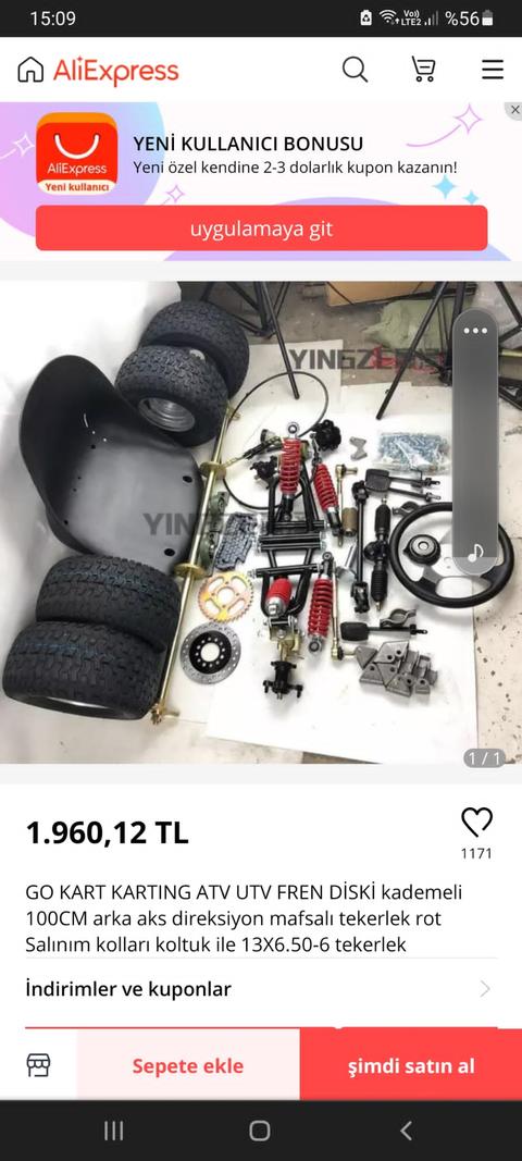 Bu atv parçalarını çin den getirtebilirmiyim