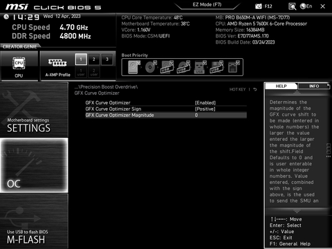 RYZEN 7000 iGPU Overclock 3000 MHz