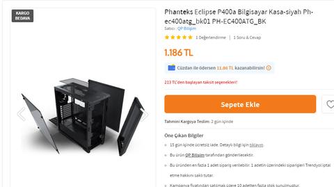 Kasa Seçim. Phanteks P400a vs P360 vs Corsair CC vs Silverstone Fara1 pro