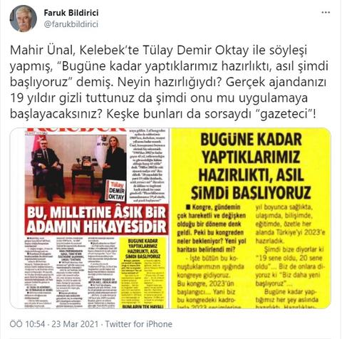 Mahir Ünal: Hazırlıklarımızı tamamlamamız 19 yıl sürdü, asıl şimdi başlıyoruz