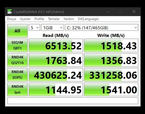 Samsung 980 Pro 500GB Yazma Hızı Sorunu Yardım