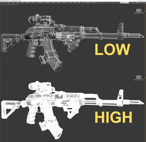 Özel Modifiyeli AK-47 [Oyun Assetleri]