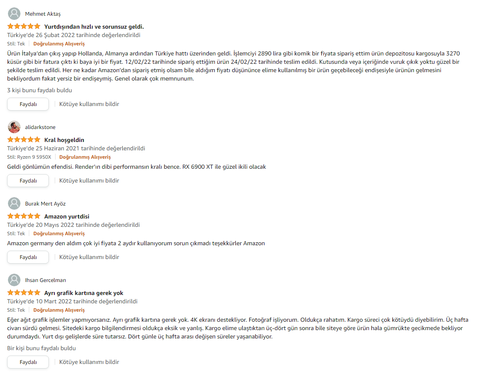 ÜRÜN BİTTİ / AMD Ryzen 5 5600G - Amazon - Yurtdışı Gönderim (IT) - 3,083TL