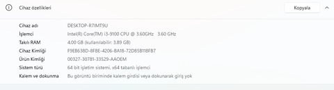 Lenovo Ideacentre harici ekran kartı takmak istiyorum.
