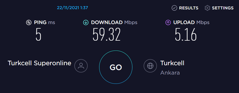 Süperonline hız testi değeri yüksek olmasına karşın düşük hızda indirme sorunu??
