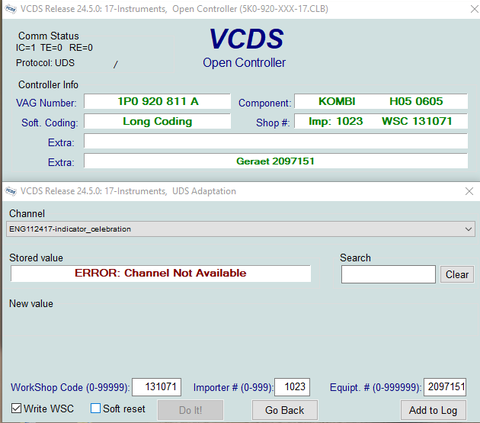 --- VAG COM / VCDS Kullanicilar ve Kodlamalar Bölümü ---