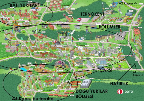 ODTÜ 101:Hazırlık/Kampüs/Yurtlar
