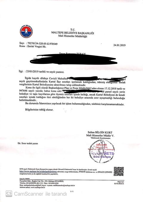 YARDIM İKİ BELEDİYE YÜZÜNDEN MAĞDUR OLUYORUM.