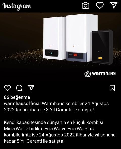 *WARMHAUS ENERWA & ENERWAplus* Kullanıcıları