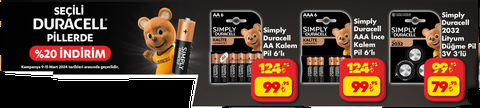 ŞOK Market Duracell Pil İndirimi (9-15 Mart 2024)