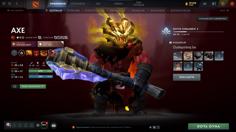 Dota 2 Dolu Account Satılık. 4 Arcana 2 Persona ve Ekstra Item'lar