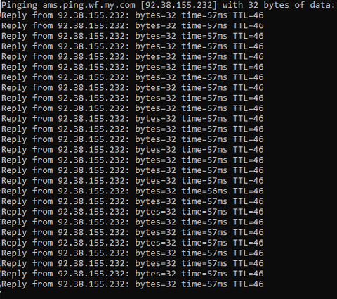 ams.ping.wf.my.com sonucu ya  ping ve tracert