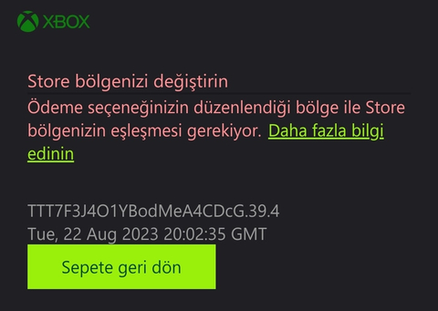 Xbox Store Bölgenizi Değiştirin Sorunu!