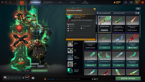 Dota 2 Dolu Account Satılık. 4 Arcana 2 Persona ve Ekstra Item'lar