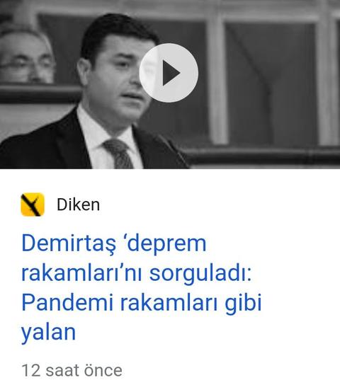 YERYÜZÜ ŞİDDETLE SARSILDIĞINDA...