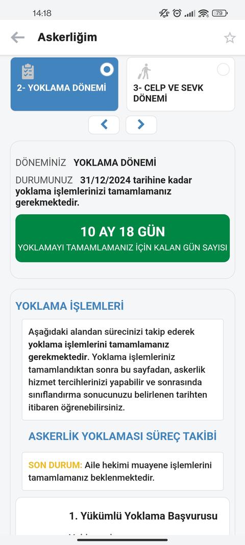 Yoklama dönemi bittikten sonra ne kadar sürede askere giderim?