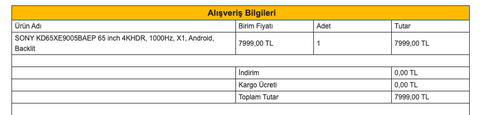 SADECE SONY XE9005 Android TV (ANA KONU)