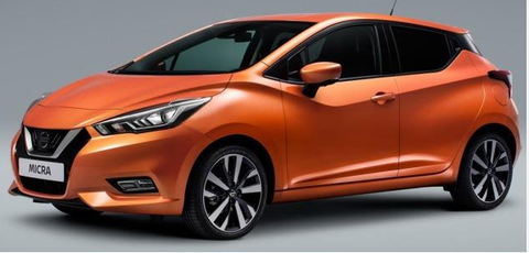 NİSSAN Micra V kasa  K14  , 74kW 999cc 101Hp  Motor kodu;HR10D  şase; VNVK1400264069***