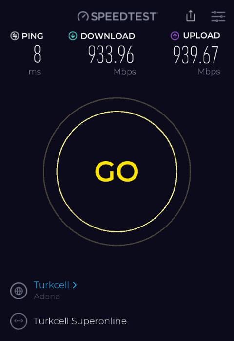 Turkcell Superonline 1.000 Mbps simetrik fiber internet sunuyor