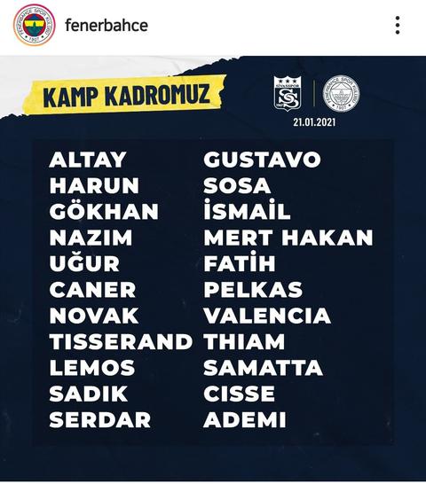 Fenerbahçe 2020 / 2021 Sezonu [ANA KONU]