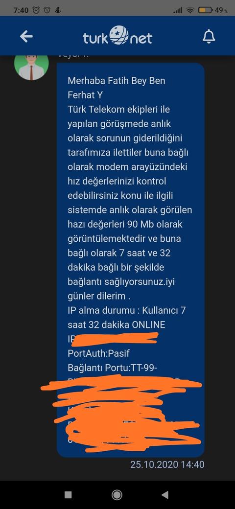 Turknet (mahalle takımı iss firması, çözüm sunmak yerine problem yaratan firma) 