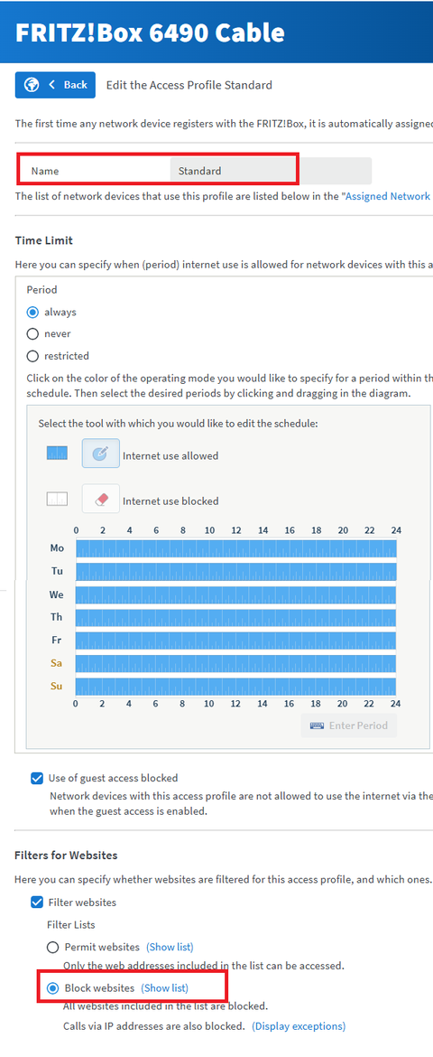 Fritzbox 6490 Docsis 3.0 Modem