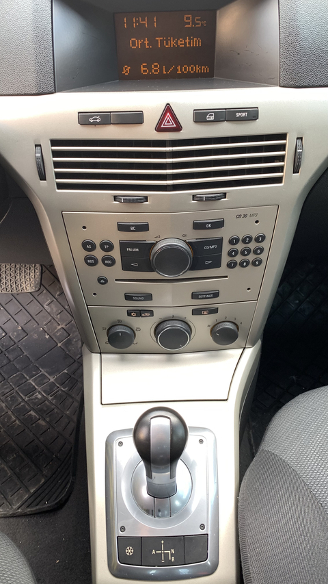 2008 MODEL OTOMATİK ENJOY 1.6 BENZİN+LPG 115HP OPEL ASTRA H SEDAN LANSMAN SARISI RENK (BAL KÖPÜĞÜ)