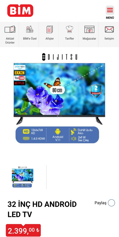 Bim Dijitsu Android Tv