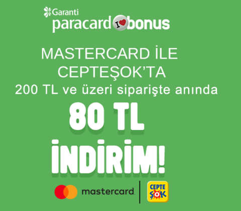 [BİTTİ] ŞOK 200/80 SEPETTE İNDİRİM - GARANTİ PARACARD