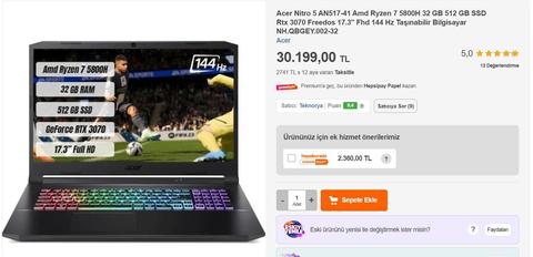 Bu notebook alınır mı ?