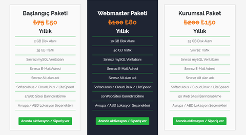 DogiHost -  50 TL / Yıl Linux Web Hosting - Ücret İade Garantili