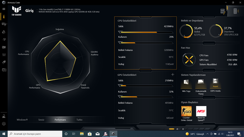 ASUS TUF GAMING F15 Isınma Problemi