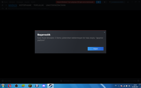 Steam oyun indiremiyorum