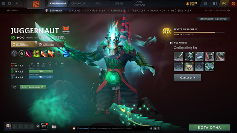 Dota 2 Dolu Account Satılık. 4 Arcana 2 Persona ve Ekstra Item'lar
