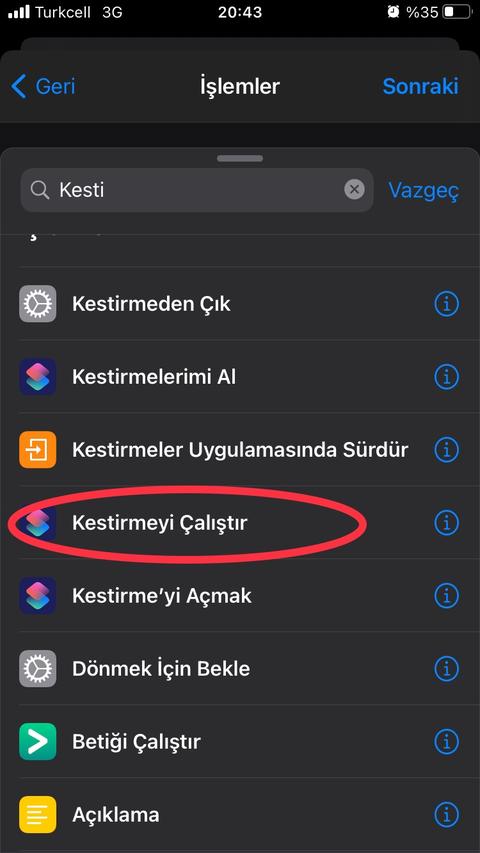 iOS 12 ile Kestirmeler - Shortcuts Paylaşım