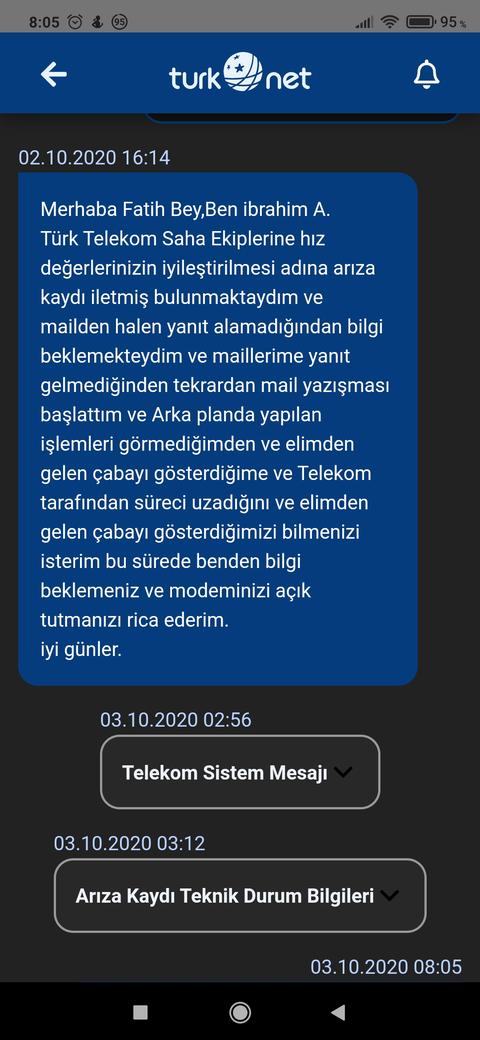 Turknet (mahalle takımı iss firması, çözüm sunmak yerine problem yaratan firma) 