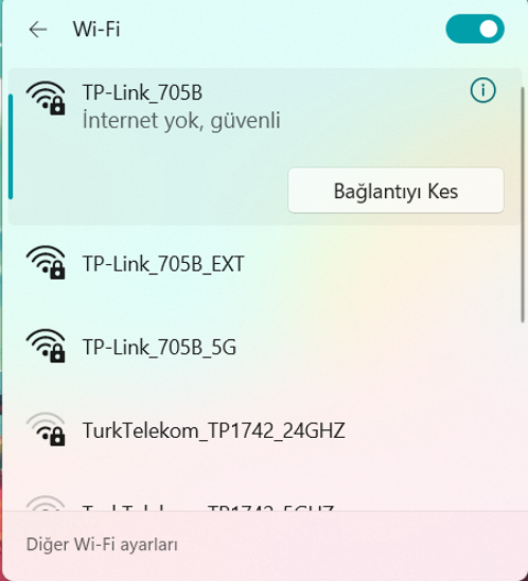 Kablolu ve Kablosuz Bağlantı Problemi