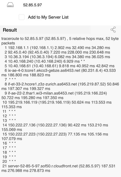 Vdsl TTnet 28, Vdsl TurkNet 36, Fiber superonline 244 ms Ping