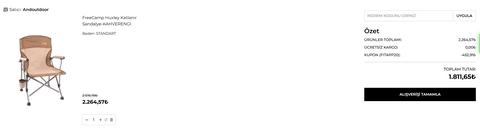 Defactofit.com Kamp Malzemelerinde %20 indirim