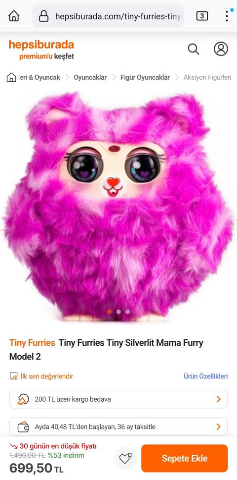 Tiny Furries Mama Furry 699TL