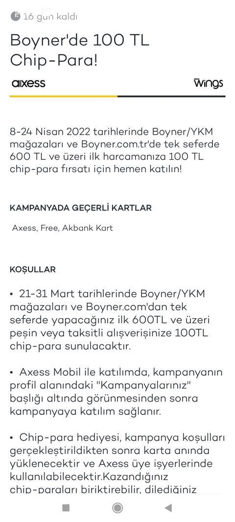 Boyner ve Morhipo 600/100 Akbank ve İş Bankası